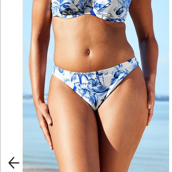 NWT Figleaves Toulouse underwired plunge bikini top US36H bottom US10 - Picture 2 of 15